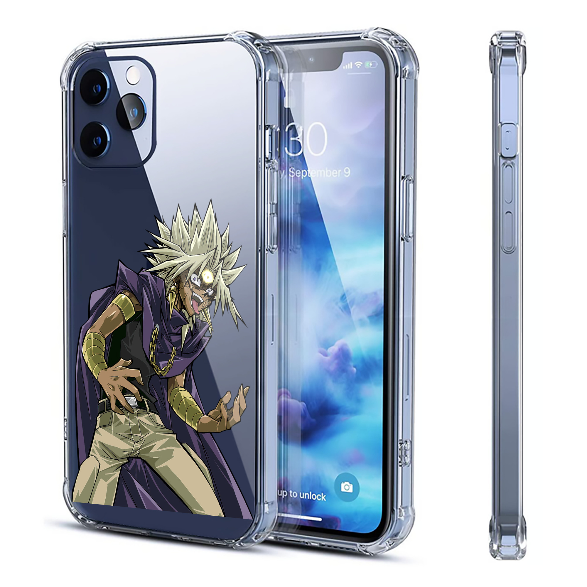 （画像用） 遊☆戯☆王 Yu-Gi-Oh! 【iPhone 12シリーズ対応】透明スマホケース（クリアソフトケース）